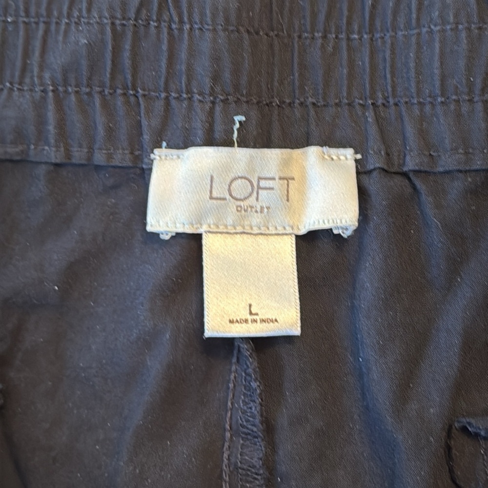 Loft drawstring cotton shorts - Picture 2 of 5